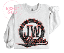 Load image into Gallery viewer, Jeff West Tigers Distressed Cursive Under