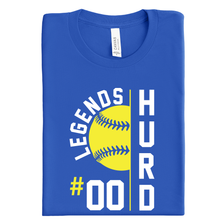 Load image into Gallery viewer, Legends Softball Name/Number Front