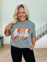 Load image into Gallery viewer, Chiefs Checkered Lightning