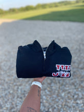 Load image into Gallery viewer, 1/4 Zip Pocket Glitter Mascot