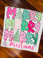 Load image into Gallery viewer, Merry Merry Merry Christmas Doodle