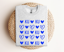 Load image into Gallery viewer, KU Hearts Repeat