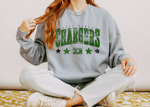 Load image into Gallery viewer, Chargers Distressed Stars (M151)