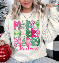 Load image into Gallery viewer, Merry Merry Merry Christmas Doodle