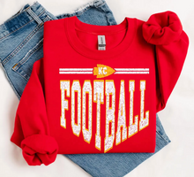 Load image into Gallery viewer, KC Football Arrow Down Distressed