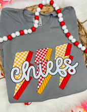 Load image into Gallery viewer, Chiefs Checkered Lightning