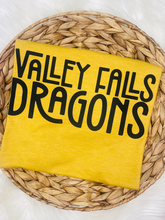 Load image into Gallery viewer, Valley Falls Dragons Funky Font