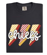 Load image into Gallery viewer, Chiefs Checkered Lightning