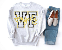 Load image into Gallery viewer, CUSTOM - Mascot Abbreviated With Glitter Through (M124)