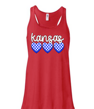 Load image into Gallery viewer, Kansas Checkered Hearts