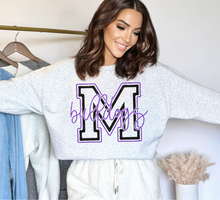 Load image into Gallery viewer, M Glitter Bulldogs Through (M124)