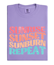 Load image into Gallery viewer, Sunrise Sunset Sunburn Repeat