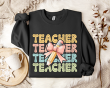 Load image into Gallery viewer, Teacher Repeat Pencil Bow