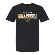 Dragon Volleyball Black Shirt