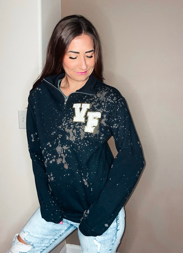 1/4 Zip VF Patch Sweatshirt