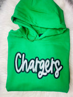 Chargers Distressed Cursive