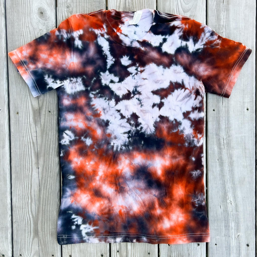 Black & Orange Ice Dye