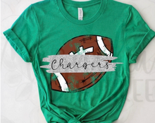 Load image into Gallery viewer, Chargers Distressed Football (M134)
