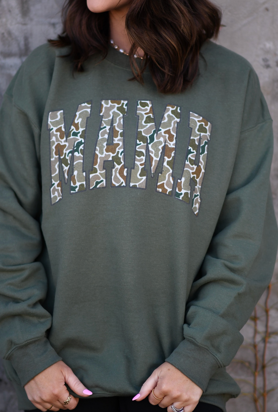 MAMA Camo Sweatshirt