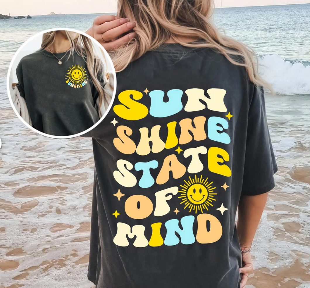 Sunshine State of Mind Colorful front/back