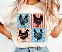 Load image into Gallery viewer, Chickens Red &amp; Blue
