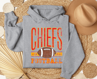 Chiefs Football Distressed Stars