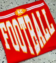 Load image into Gallery viewer, KC Football Arrow Down Distressed

