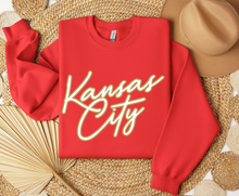 Load image into Gallery viewer, Kansas City Script (White/Gold)
