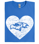 Power Kaw Distressed Heart