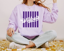Load image into Gallery viewer, Wildcats Cursive Striped Lines
