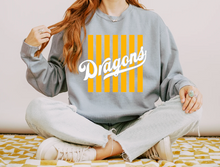 Load image into Gallery viewer, Dragons Cursive Striped Lines
