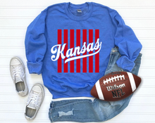 Load image into Gallery viewer, Kansas Cursive Striped Lines
