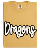 Dragons Distressed Cursive