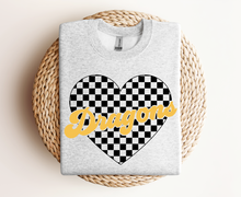 Load image into Gallery viewer, CUSTOM - Mascot Checkered Heart
