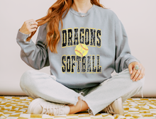 Load image into Gallery viewer, Dragons Distressed Softball/Baseball (D483)
