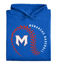 Load image into Gallery viewer, Monarchs Stitches Blue Shirt
