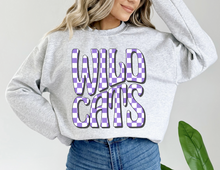 Load image into Gallery viewer, Wildcats Checkered (D464)

