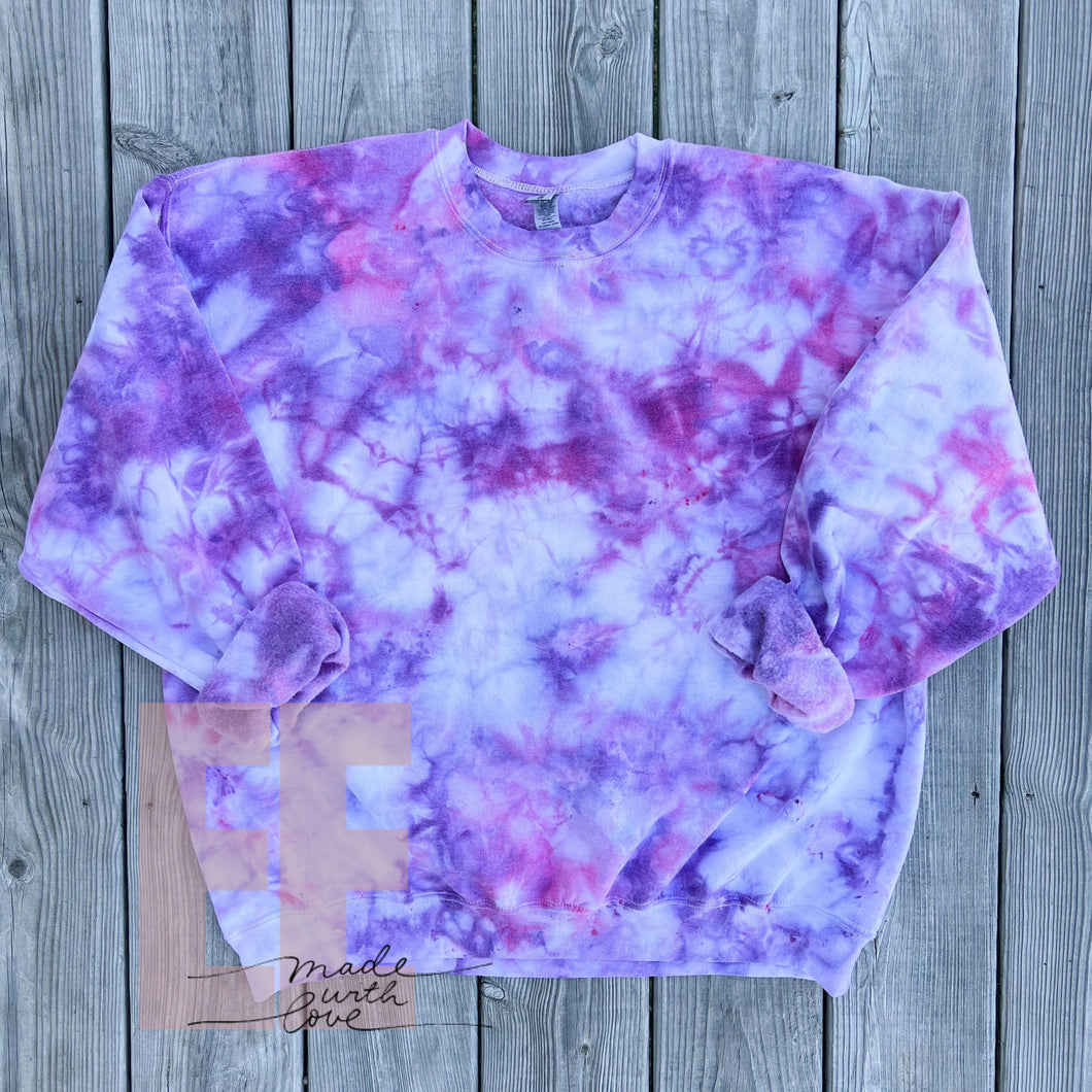 Lilac Hot Pink/ Robins Egg Ice Dye