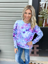 Load image into Gallery viewer, Lilac/Blue/Grey Ice Dye
